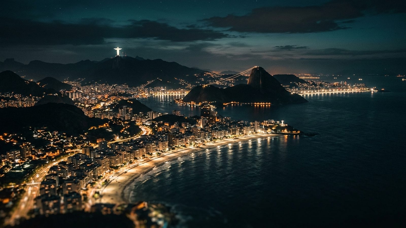 Brazil at night