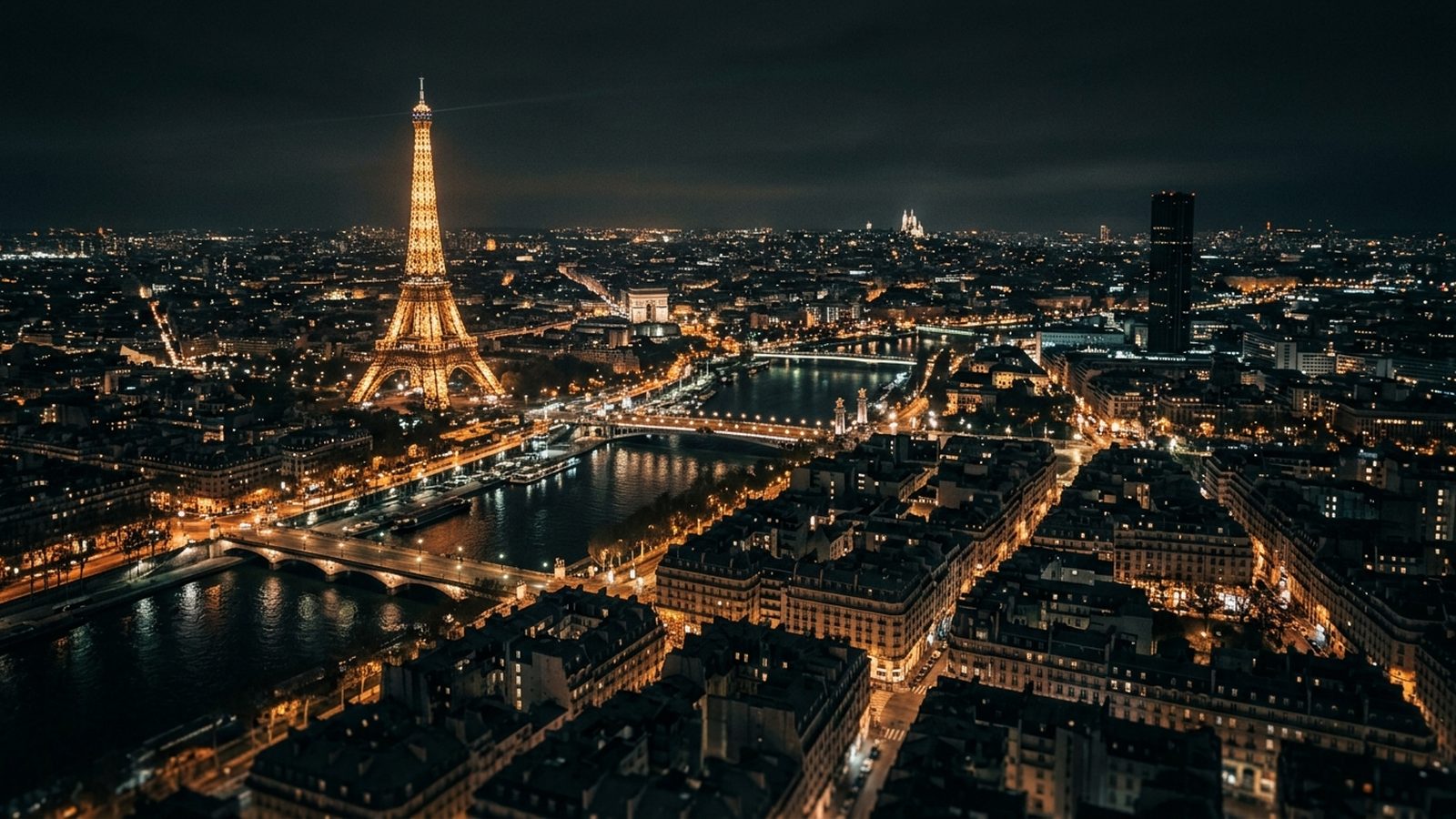 France at night