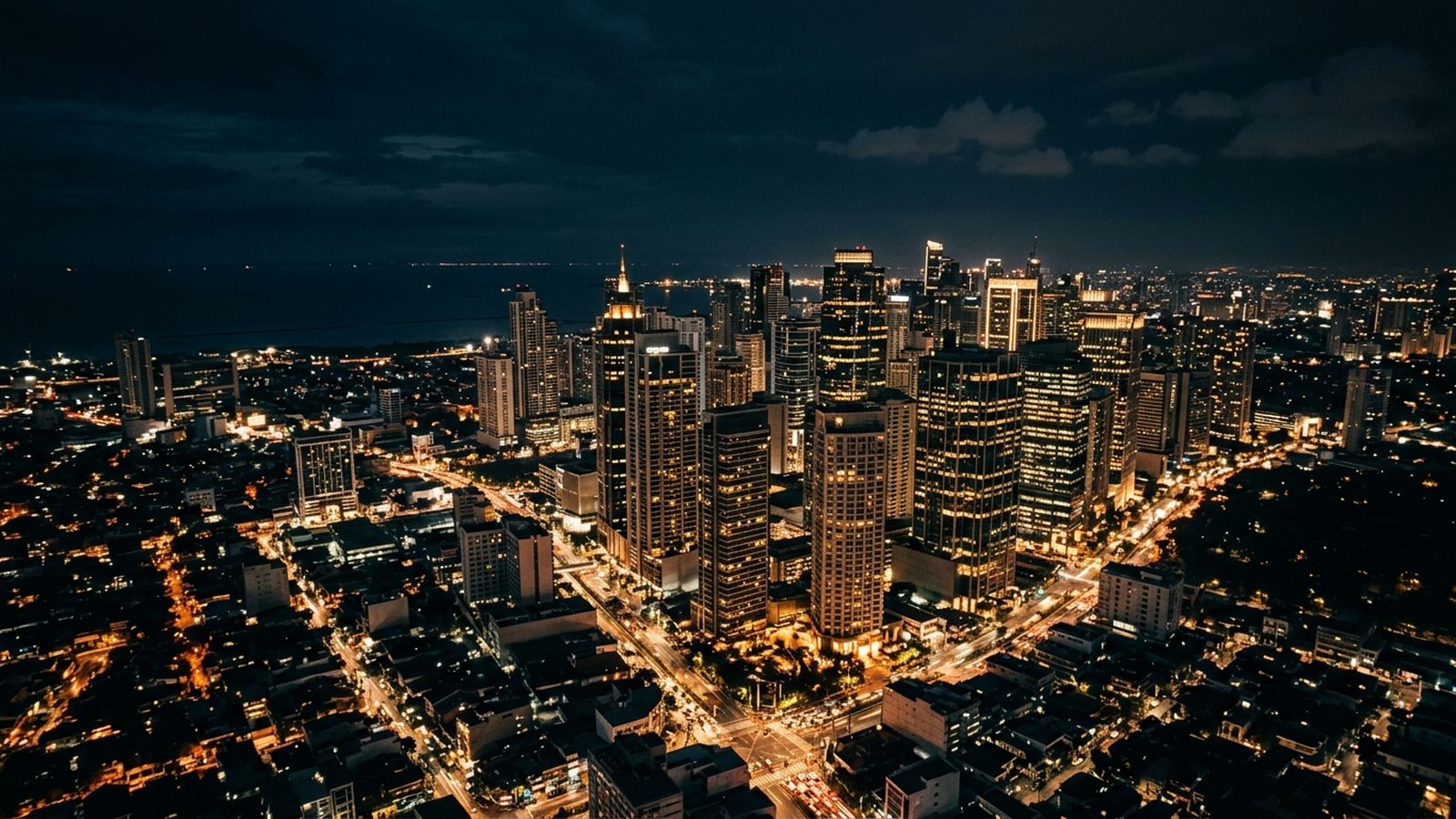 Philippines at night